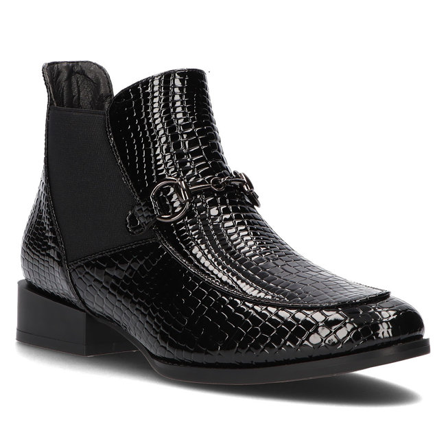 Čierne topánky Filippo DBT3041 / 21 BK