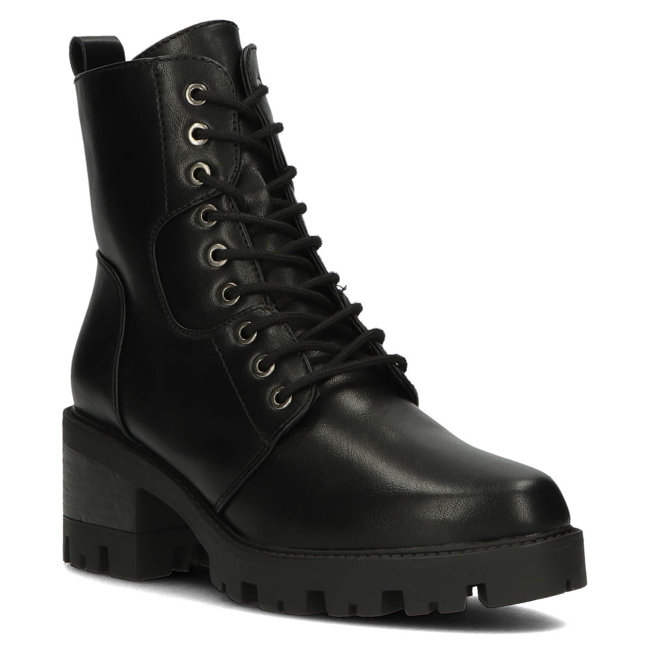 Čierne topánky Filippo DBT4035/22 BK